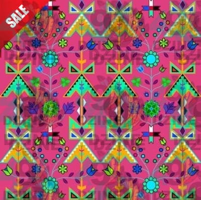 Itaopi Pink Cotton Poplin Fabric by the Yard Fabric NBprintex