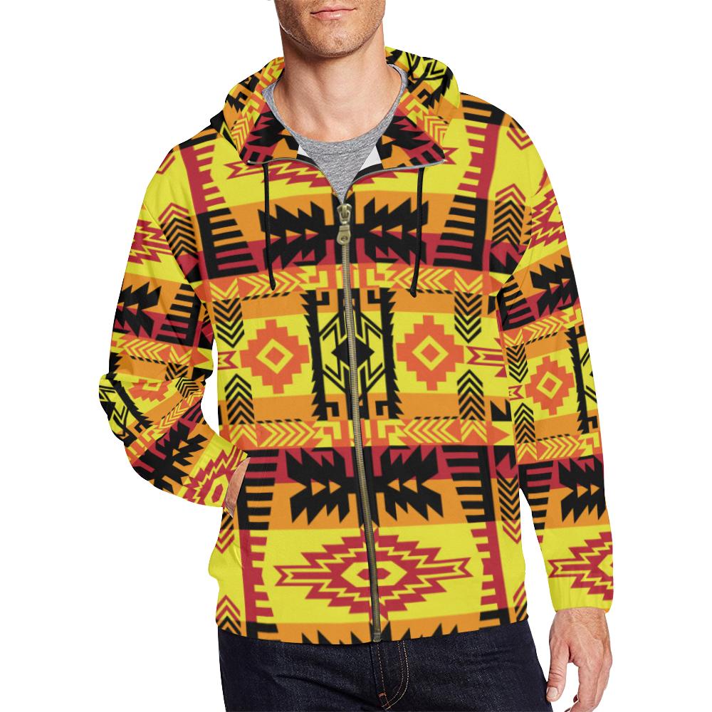 Journey of Generations All Over Print Full Zip Hoodie for Men (Model H14) All Over Print Full Zip Hoodie for Men (H14) e-joyer