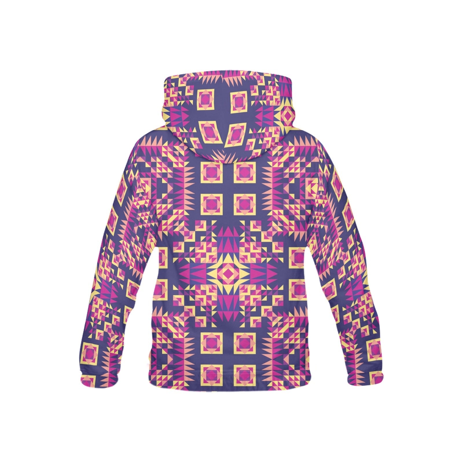 Kaleidoscope Bleu All Over Print Hoodie for Kid (USA Size) (Model H13) All Over Print Hoodie for Kid (H13) e-joyer