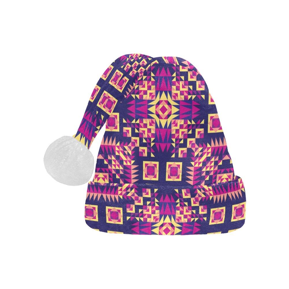 Kaleidoscope Bleu Santa Hat Santa Hat e-joyer