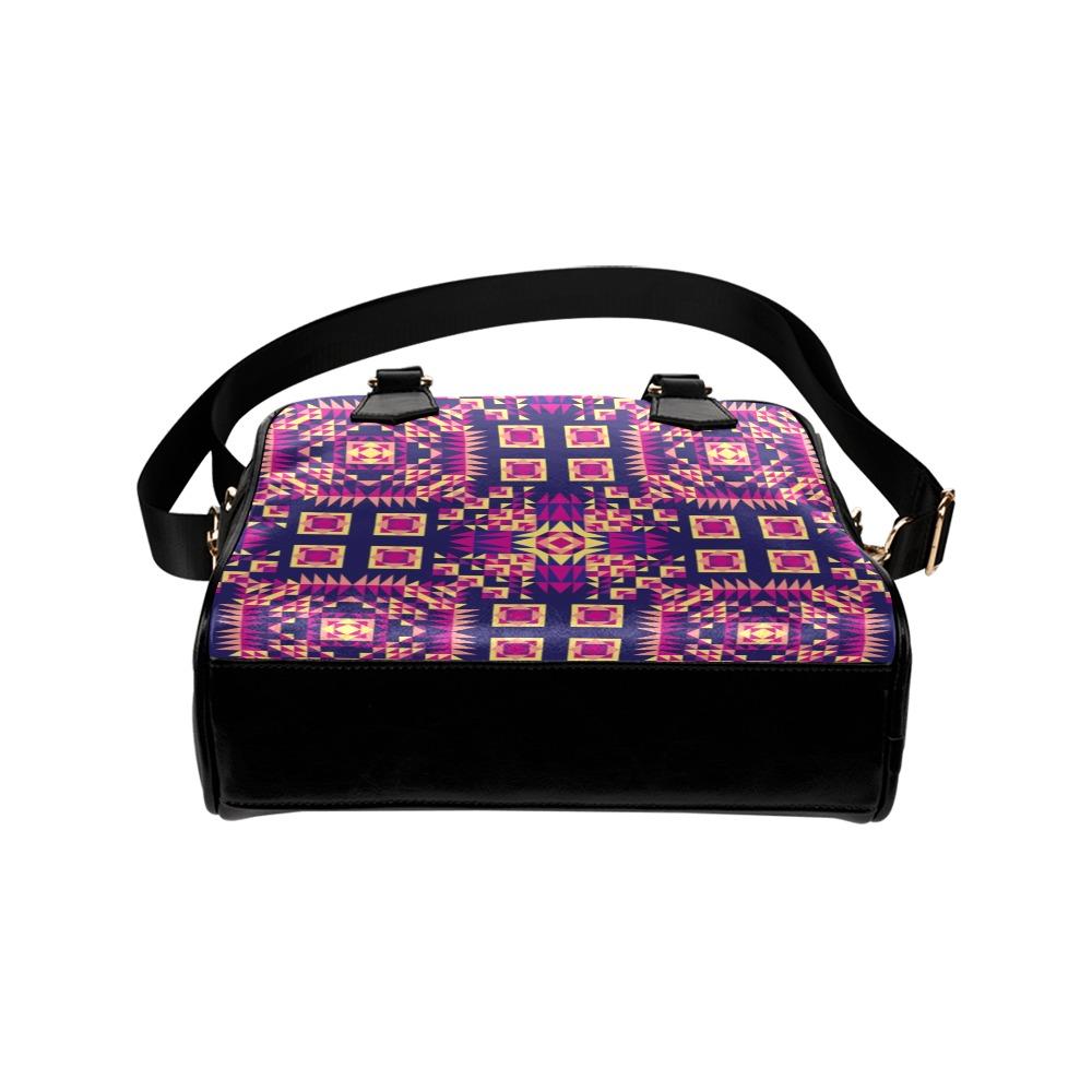 Kaleidoscope Bleu Shoulder Handbag (Model 1634) Shoulder Handbags (1634) e-joyer