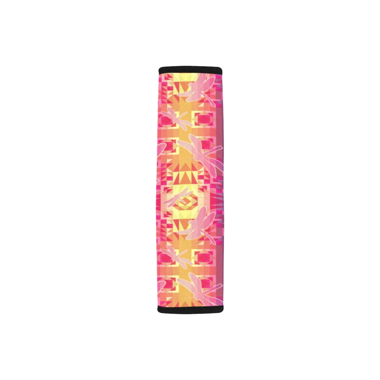 Kaleidoscope Dragonfly Car Seat Belt Cover 7''x12.6'' (Pack of 2) Car Seat Belt Cover 7x12.6 (Pack of 2) e-joyer