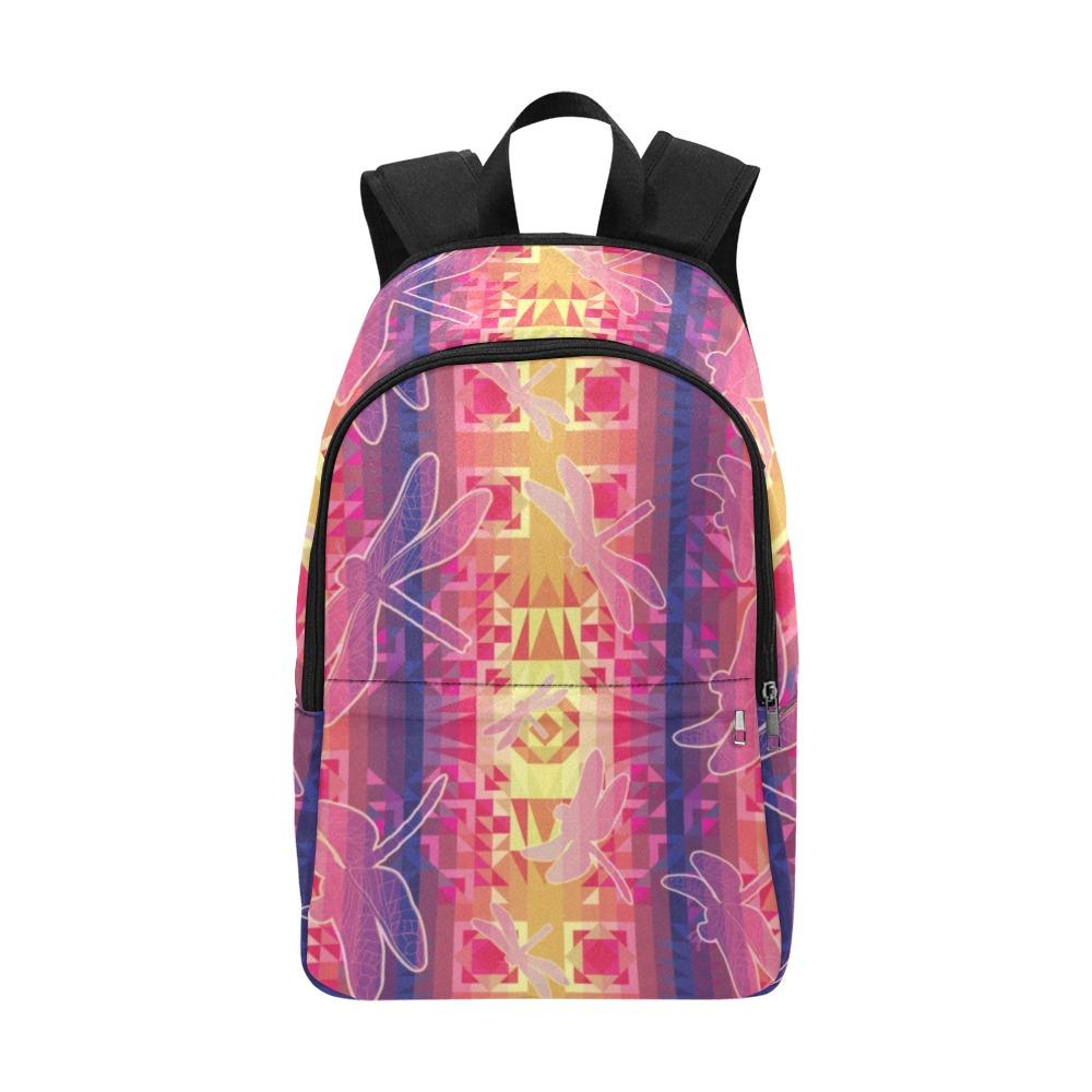 Kaleidoscope Dragonfly Fabric Backpack for Adult (Model 1659) Casual Backpack for Adult (1659) e-joyer