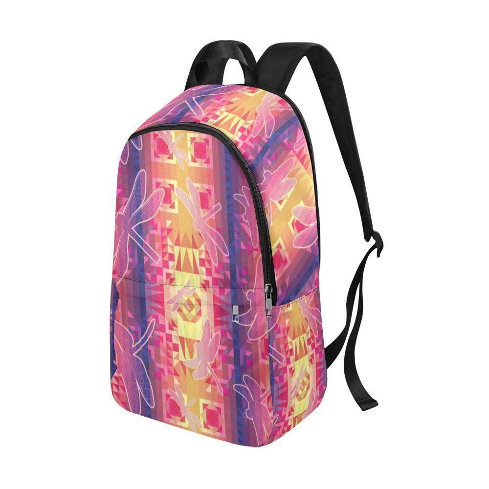 Kaleidoscope Dragonfly Fabric Backpack for Adult (Model 1659) Casual Backpack for Adult (1659) e-joyer