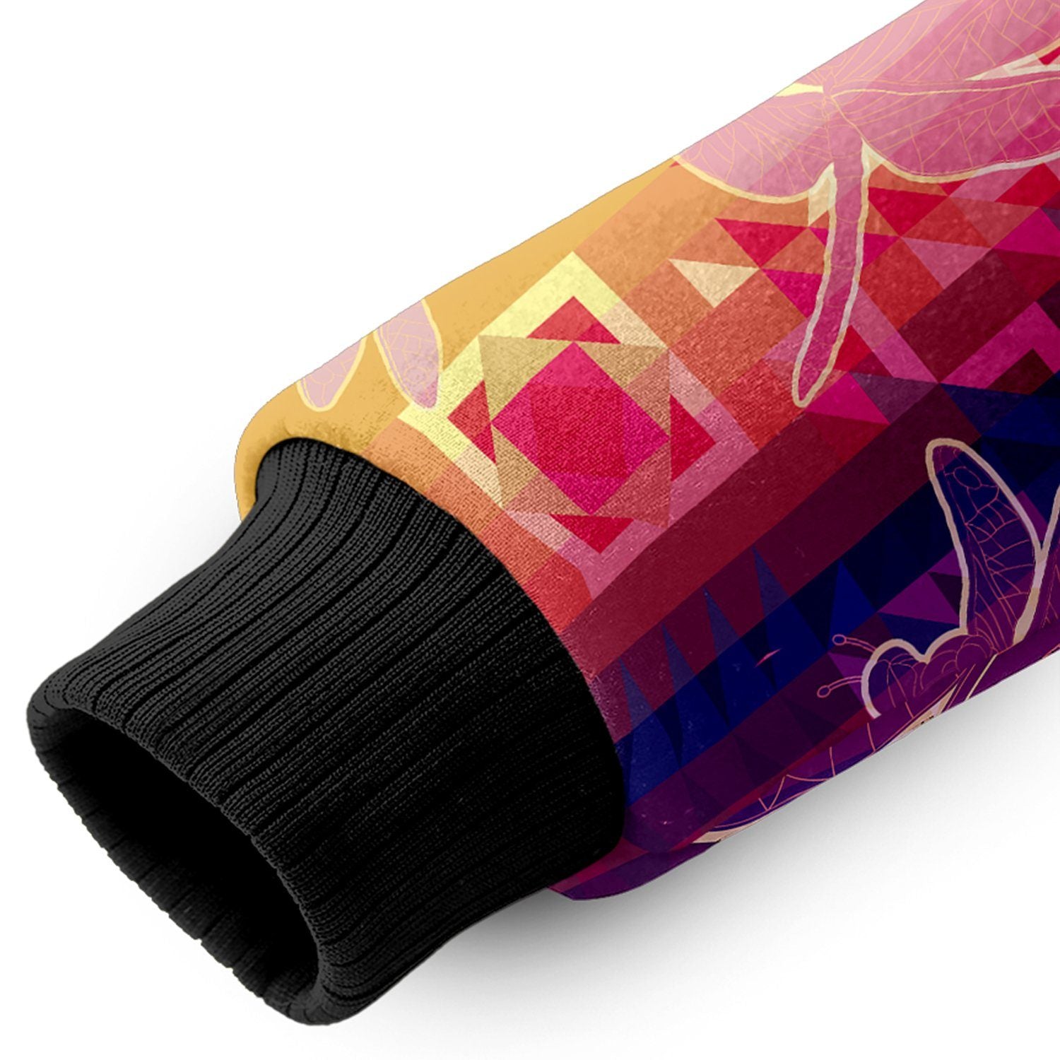 Kaleidoscope Dragonfly Sherpa Hoodie hoodie Herman