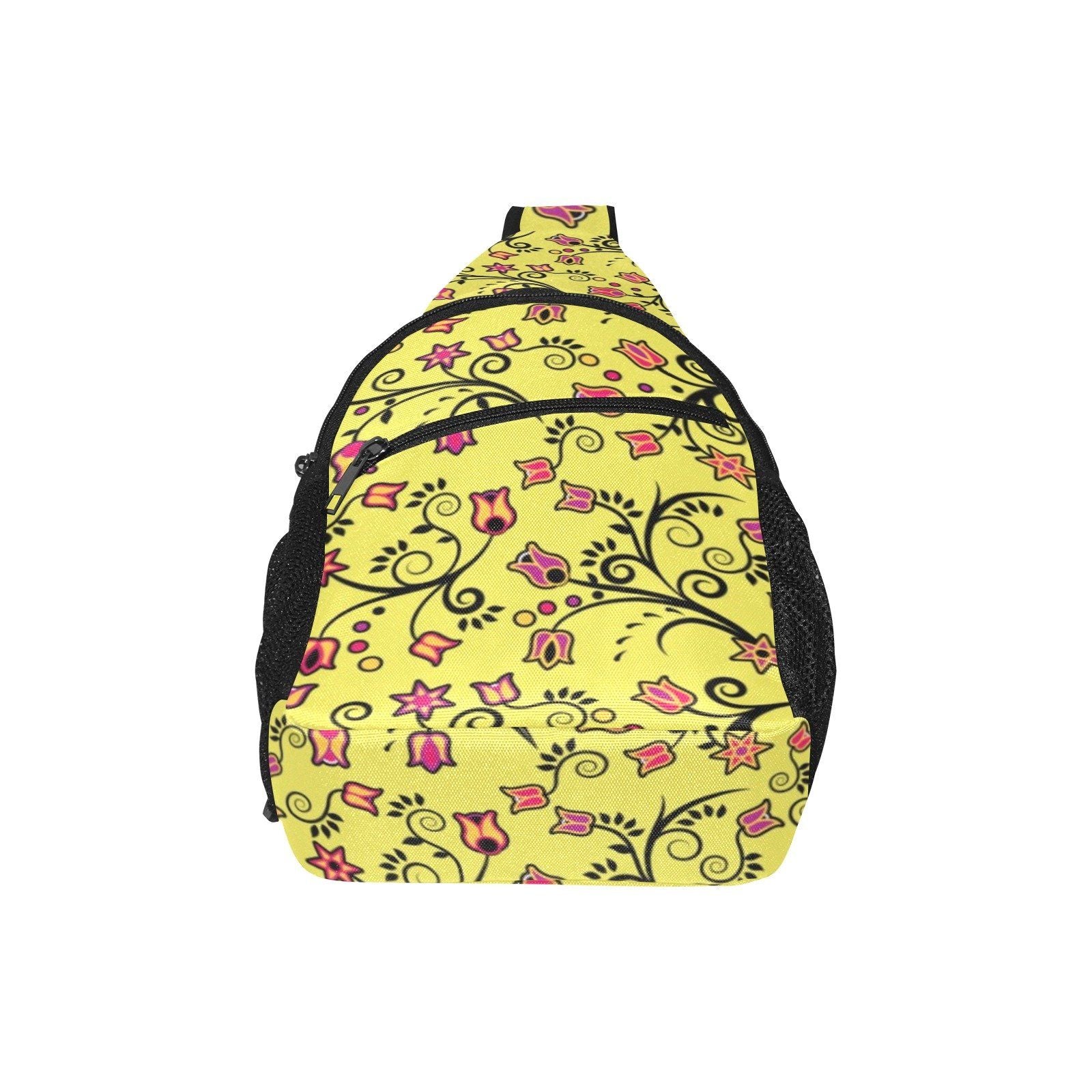 Key Lime Star All Over Print Chest Bag (Model 1719) All Over Print Chest Bag (1719) e-joyer