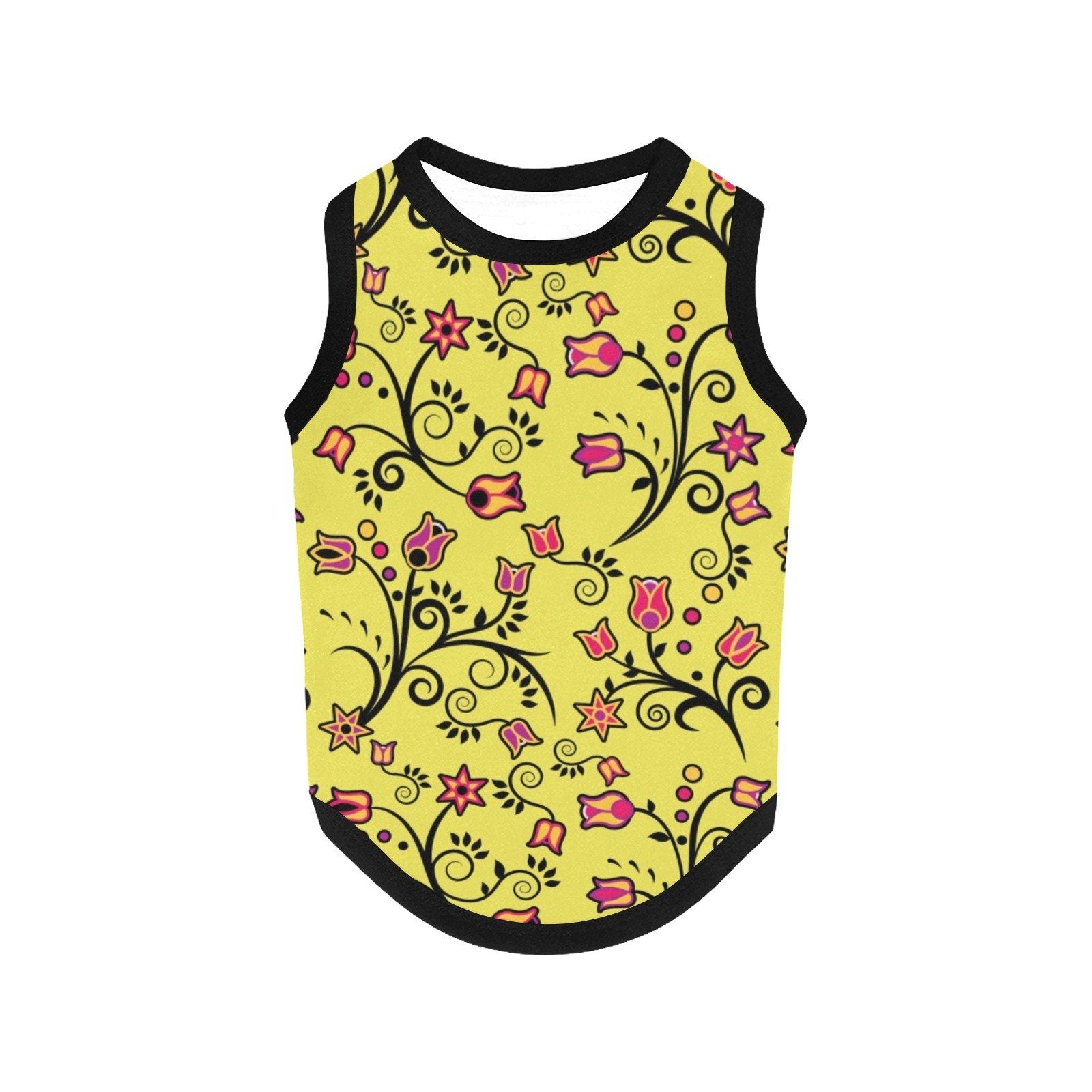 Key Lime Star All Over Print Pet Tank Top Pet Tank Top e-joyer