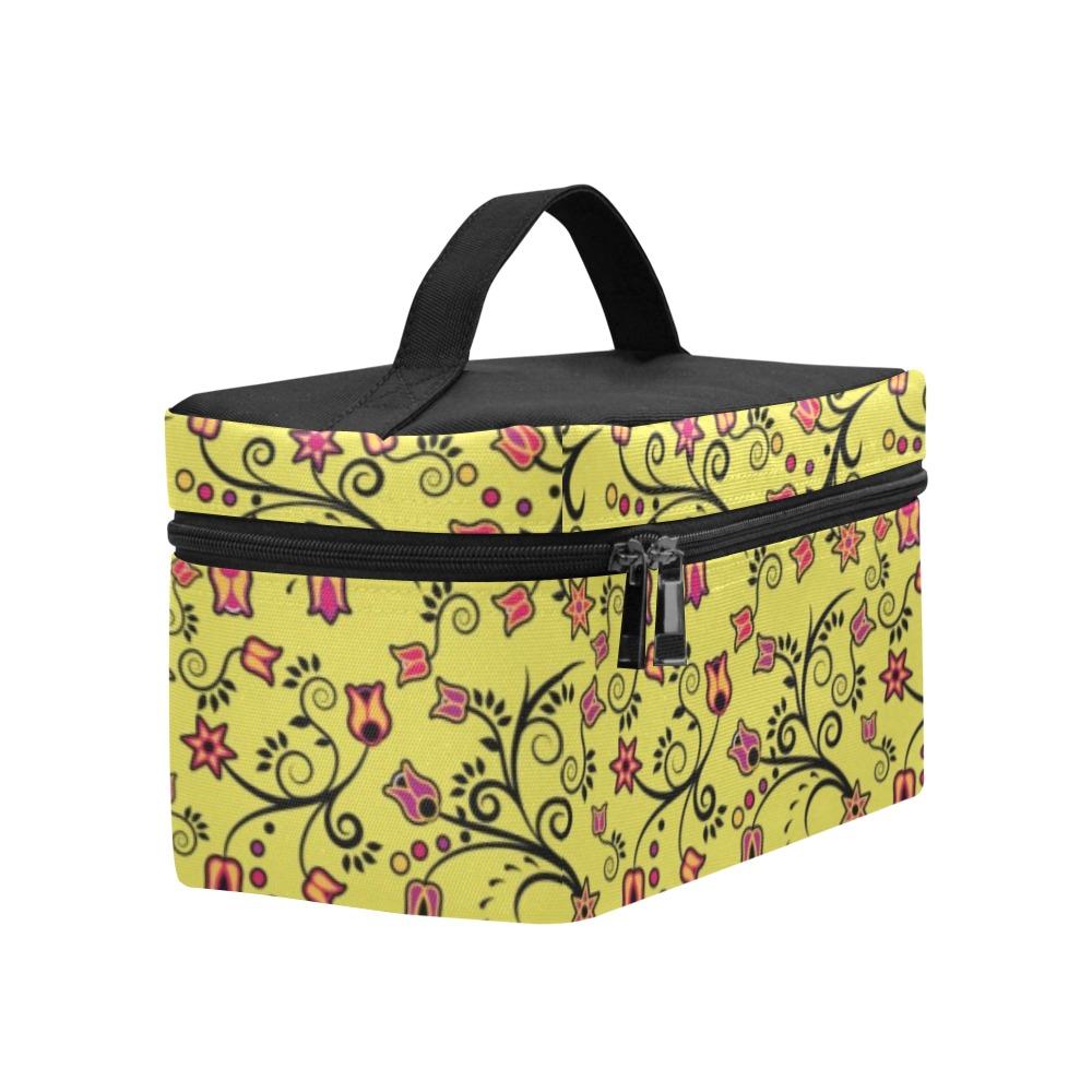 Key Lime Star Cosmetic Bag/Large (Model 1658) bag e-joyer
