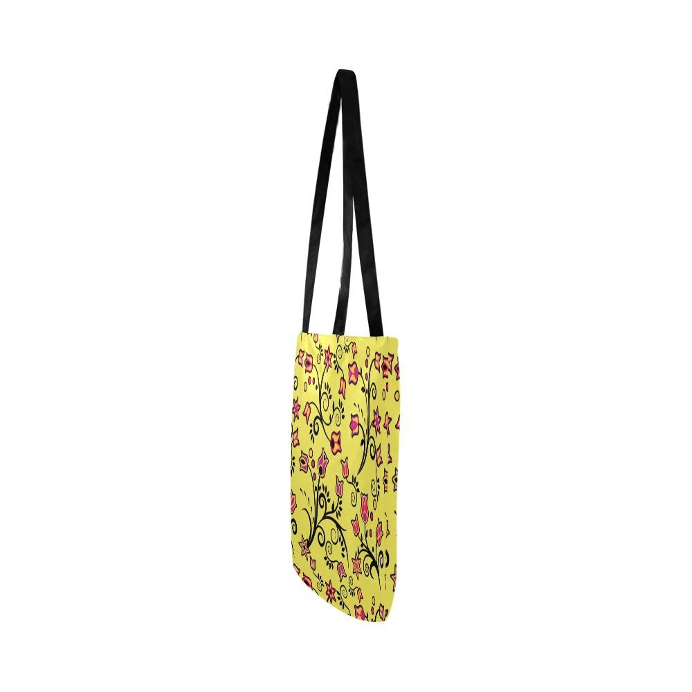 Key Lime Star Reusable Shopping Bag Model 1660 (Two sides) Shopping Tote Bag (1660) e-joyer