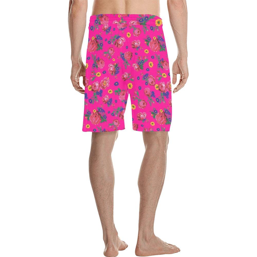 Kokum Ceremony Pink Men's All Over Print Casual Shorts (Model L23) short e-joyer