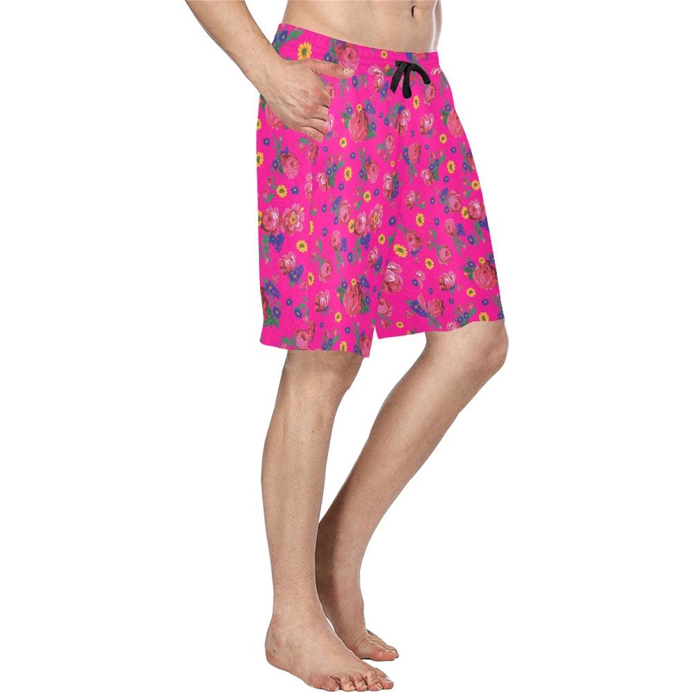 Kokum Ceremony Pink Men's All Over Print Casual Shorts (Model L23) short e-joyer