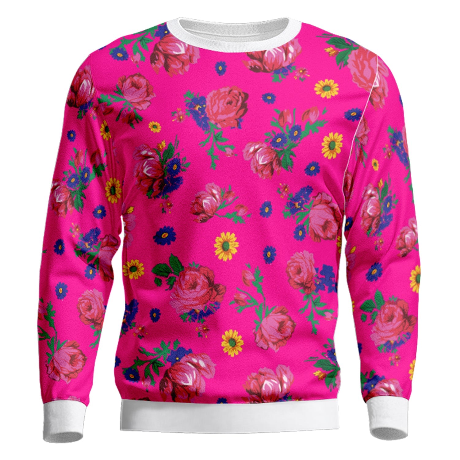 Kokum Ceremony Pink Unisex Crewneck Long Sleeve Top Top Herman