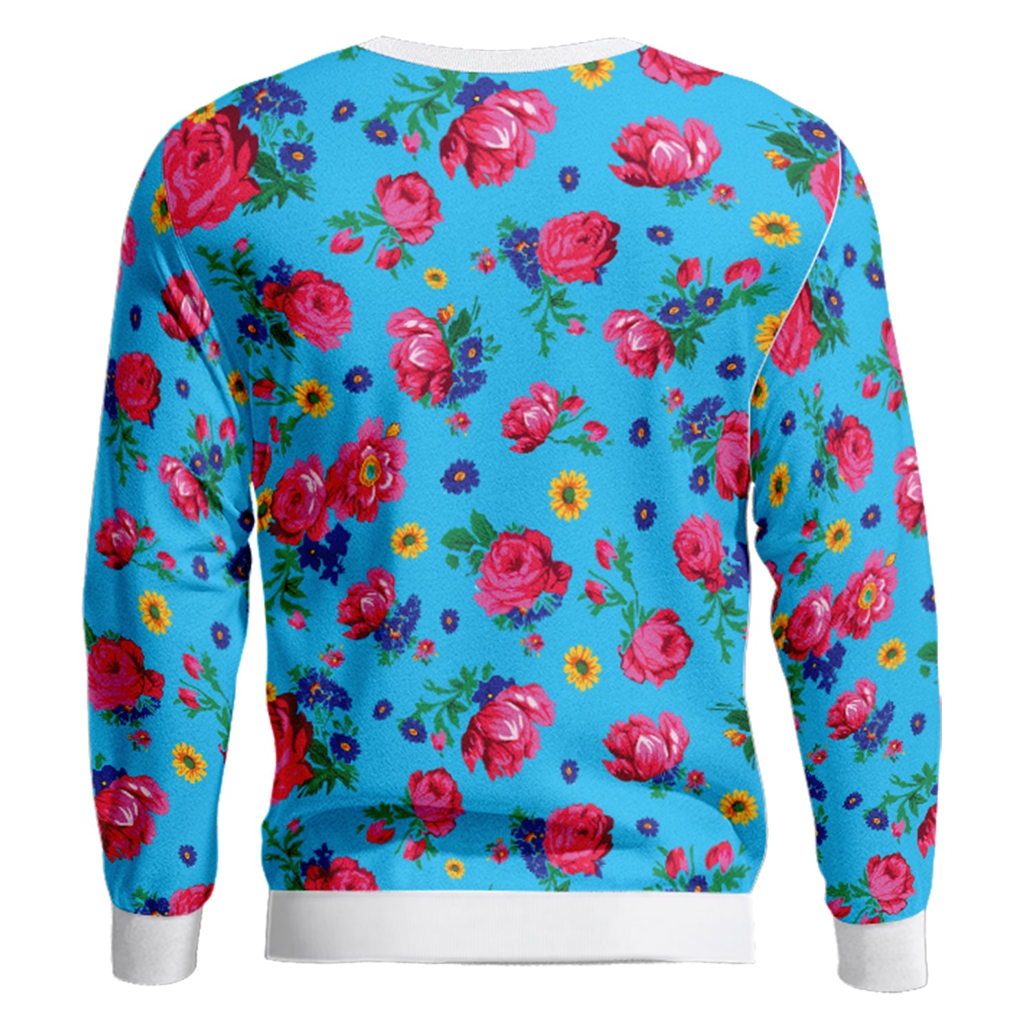 Kokum Ceremony Turquoise Unisex Crewneck Long Sleeve Top Herman