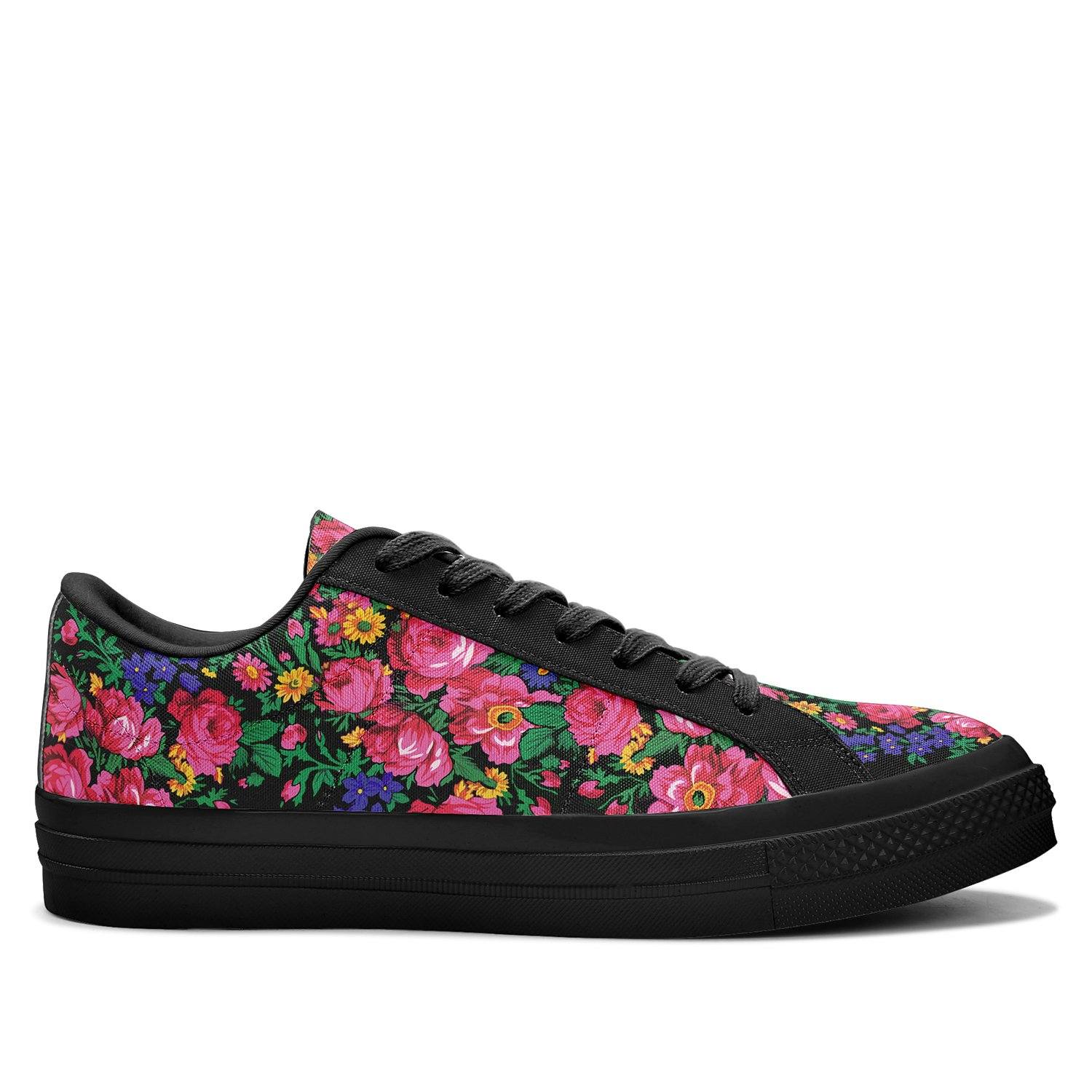 Kokum's Revenge - Black Aapisi Low Top Canvas Shoes Black Sole 49 Dzine