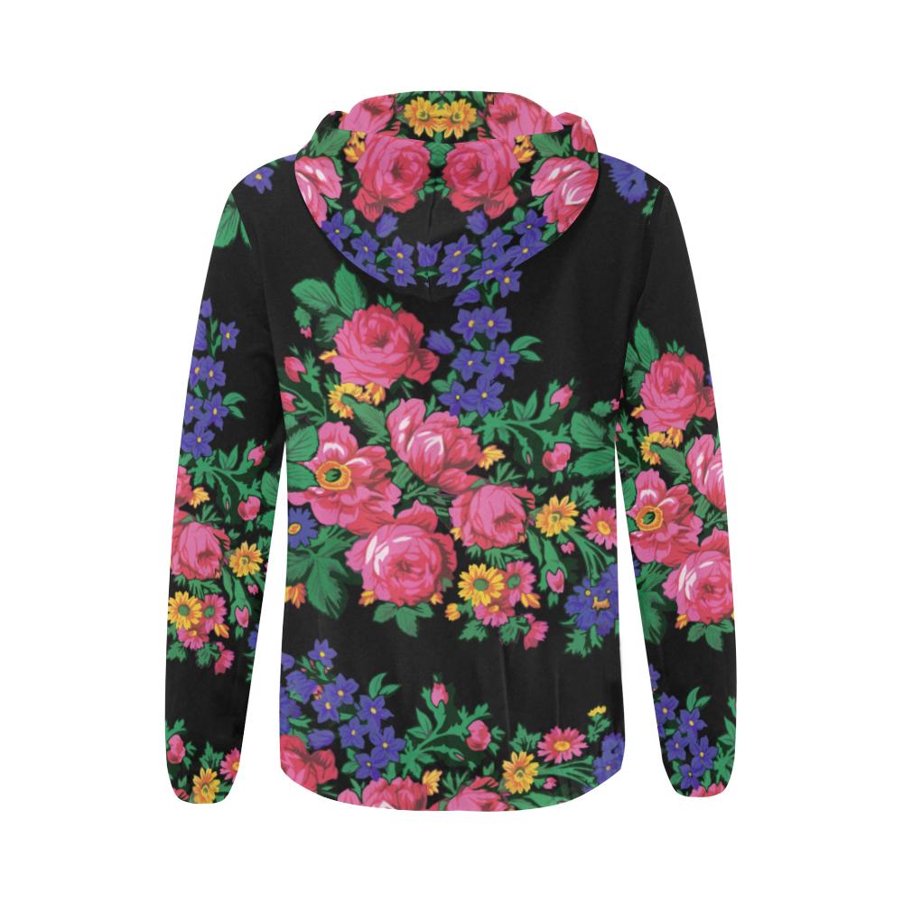 Kokum's Revenge-Black All Over Print Full Zip Hoodie for Women (Model H14) All Over Print Full Zip Hoodie for Women (H14) e-joyer