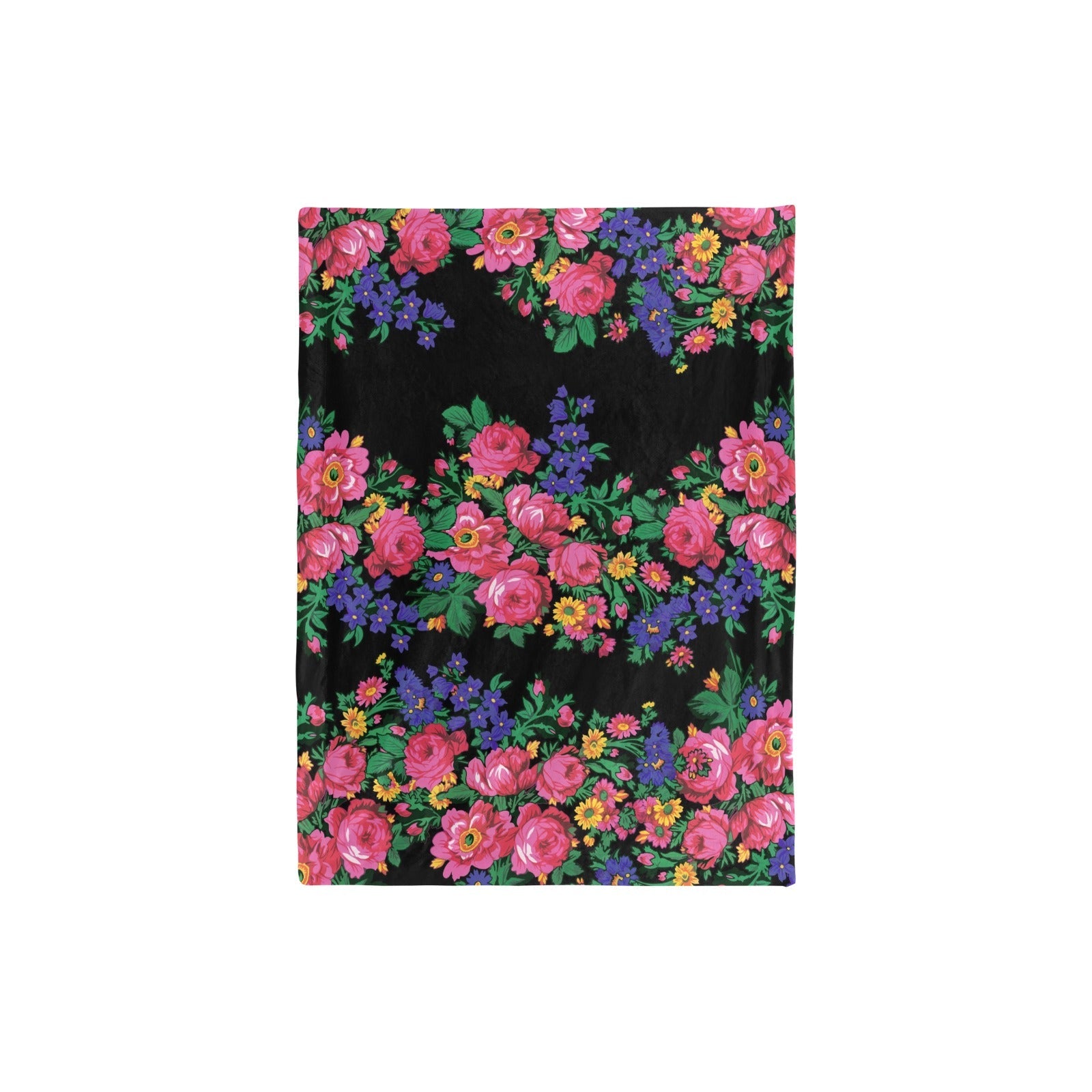 Kokum's Revenge Black Baby Blanket 30"x40" Baby Blanket 30"x40" e-joyer