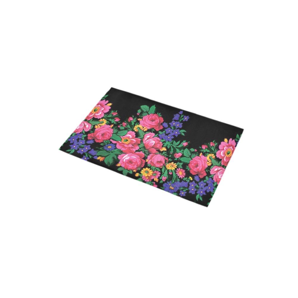 Kokum's Revenge Black Bath Rug 16''x 28'' Bath Rug 16''x 28'' e-joyer