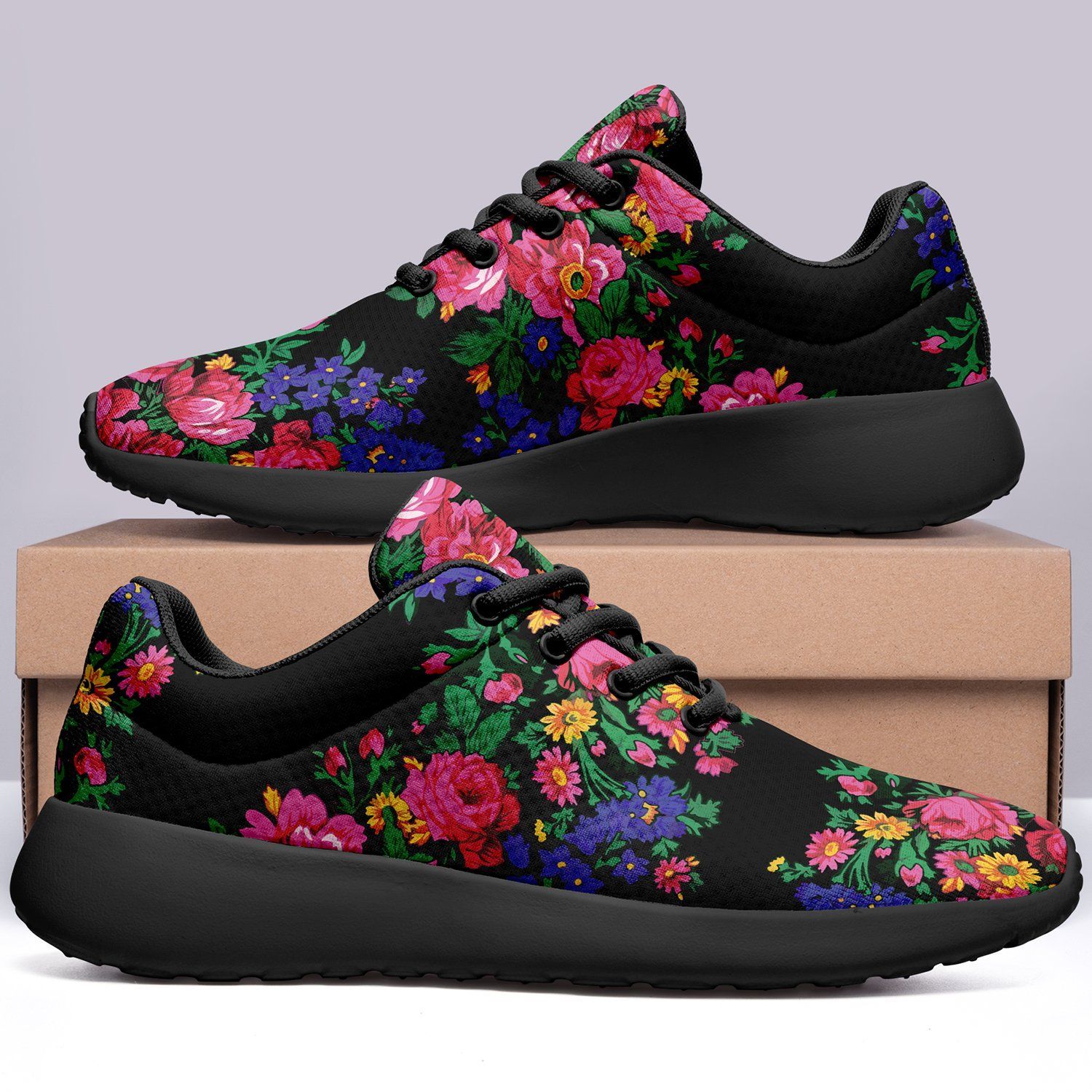 Kokum's Revenge Black Ikkaayi Sport Sneakers 49 Dzine