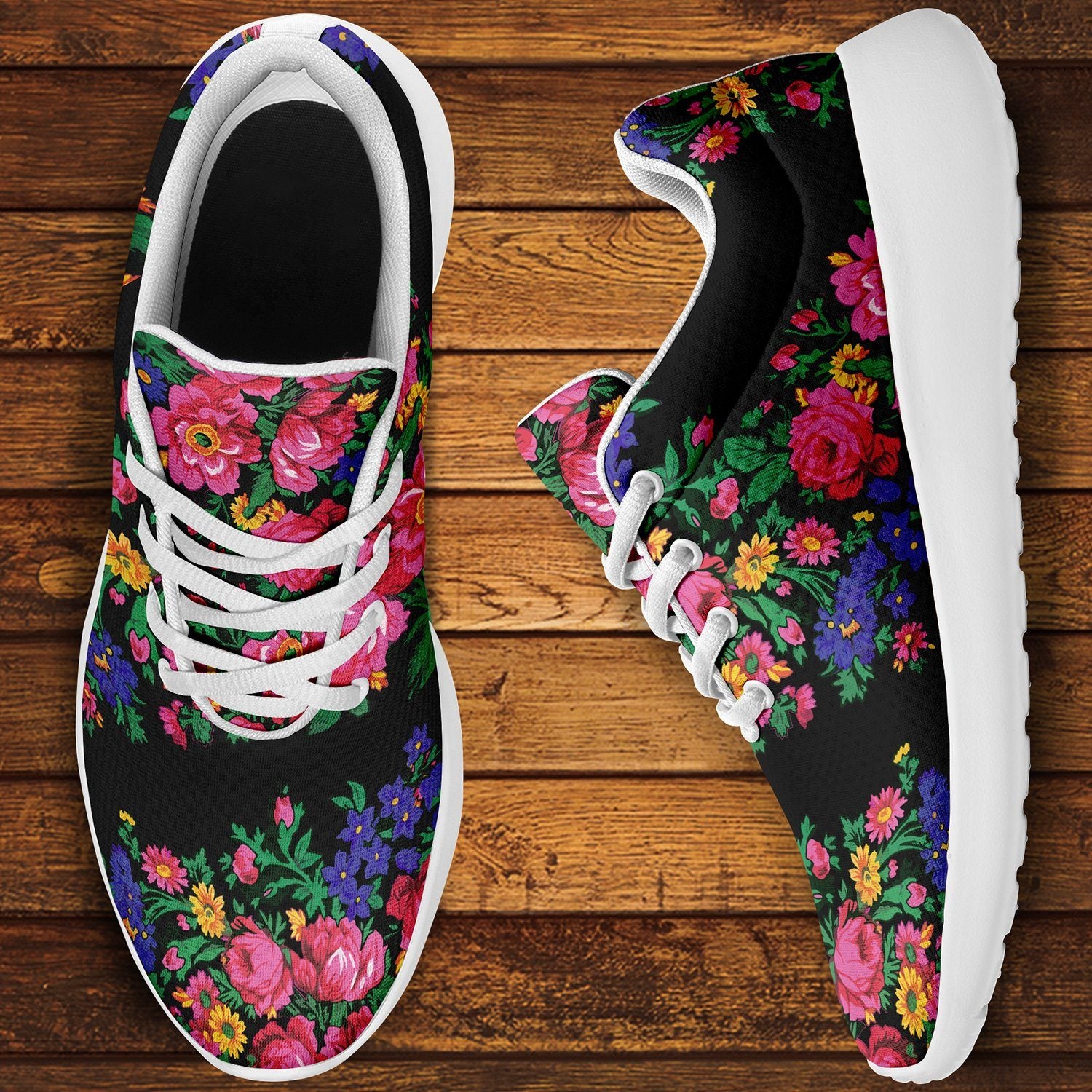 Kokum's Revenge Black Ikkaayi Sport Sneakers 49 Dzine