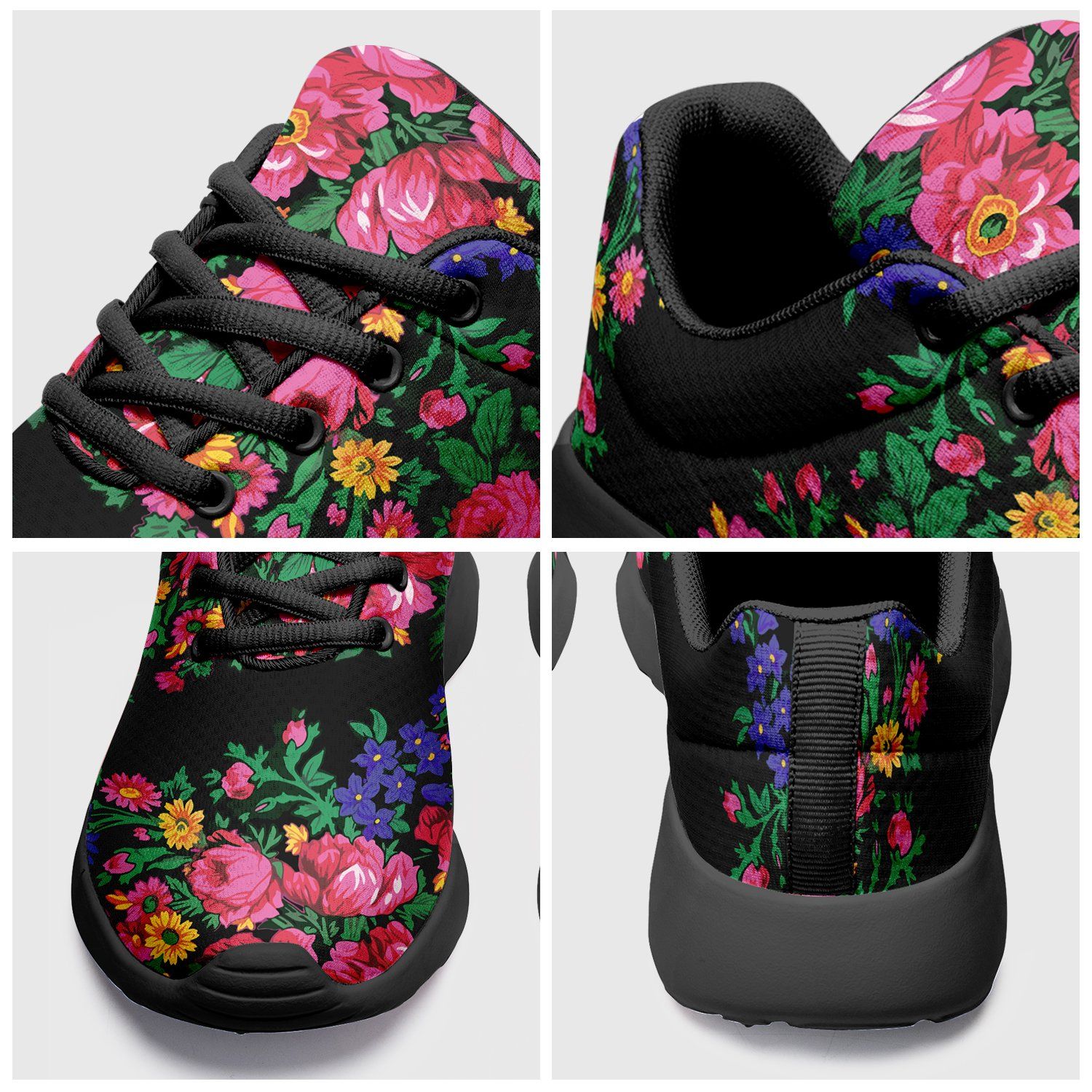 Kokum's Revenge Black Ikkaayi Sport Sneakers 49 Dzine