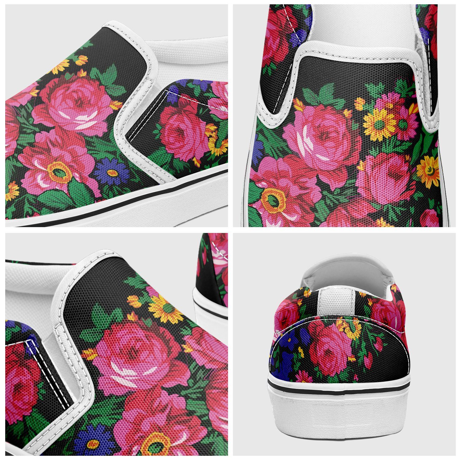 Kokum's Revenge Black Otoyimm Canvas Slip On Shoes 49 Dzine