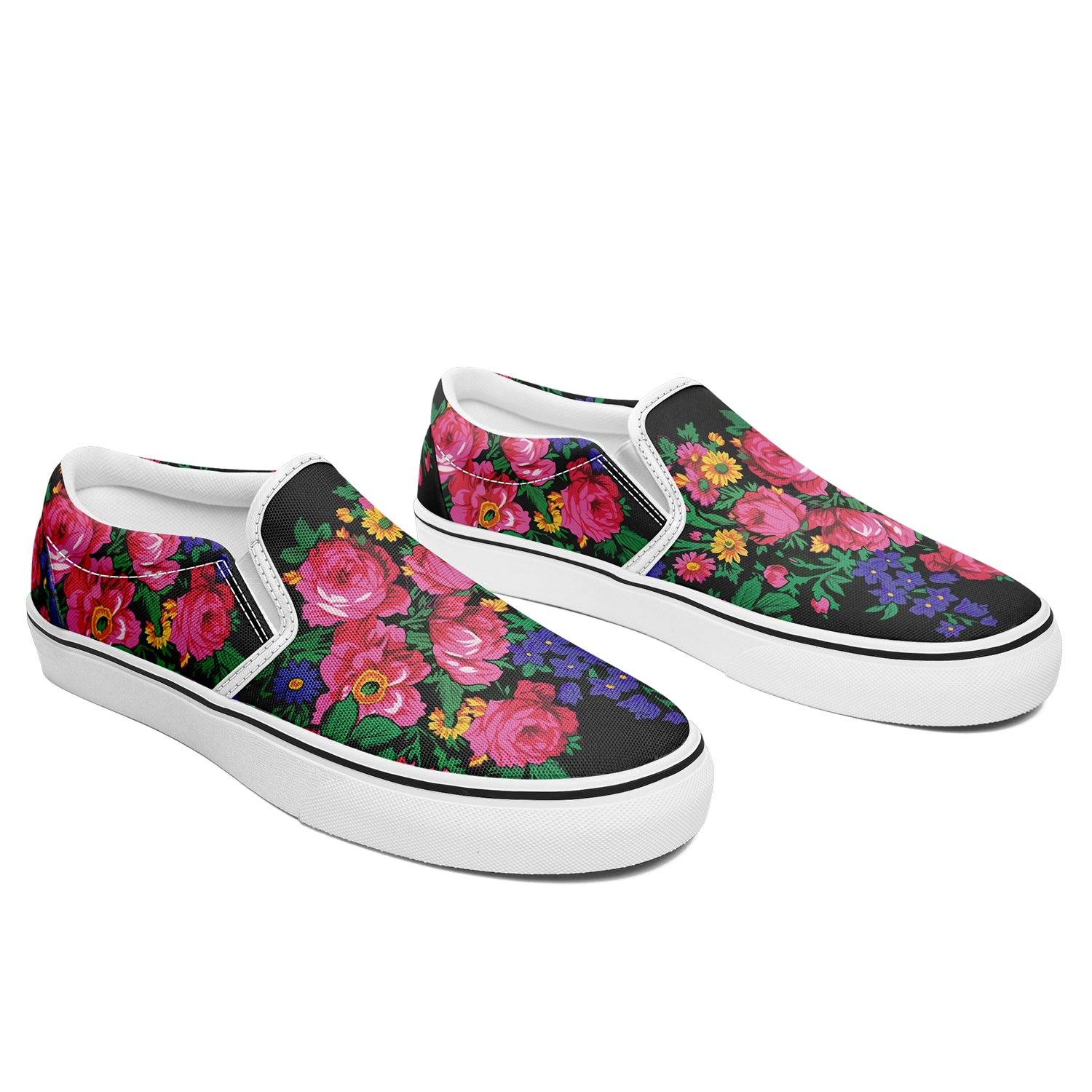 Kokum's Revenge Black Otoyimm Canvas Slip On Shoes 49 Dzine