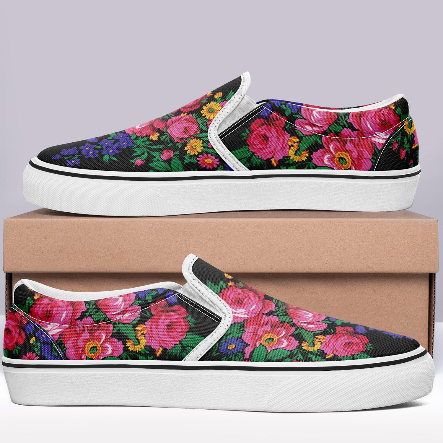 Kokum's Revenge Black Otoyimm Canvas Slip On Shoes 49 Dzine