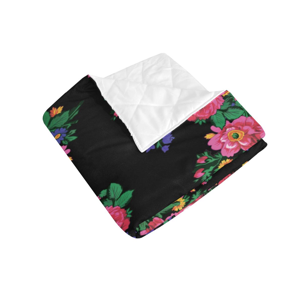 Kokum's Revenge-Black Quilt 70"x80" blanket e-joyer