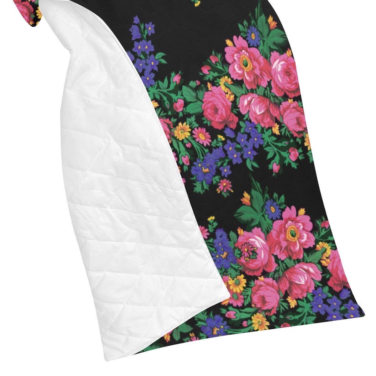 Kokum's Revenge-Black Quilt 70"x80" blanket e-joyer