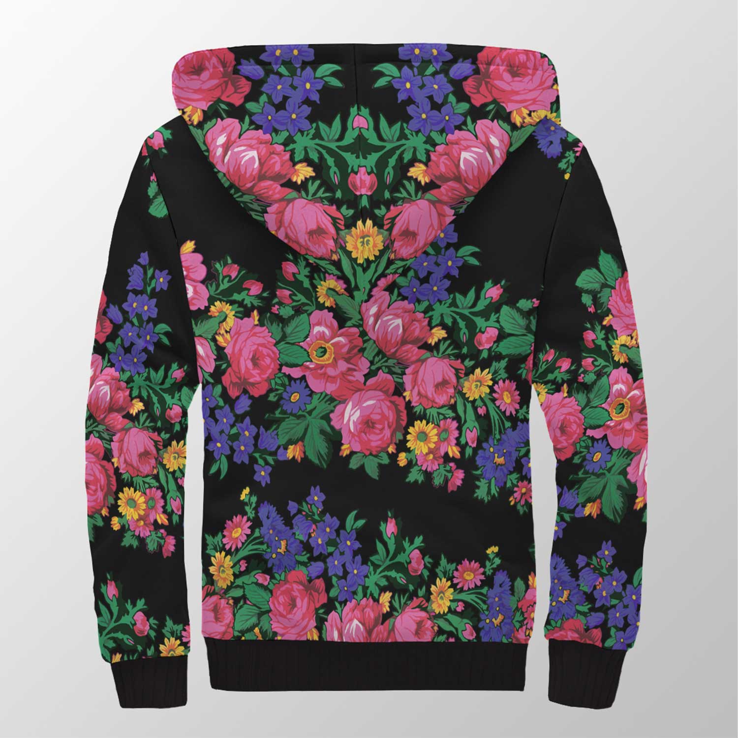 Kokum's Revenge Black Sherpa Hoodie 49 Dzine