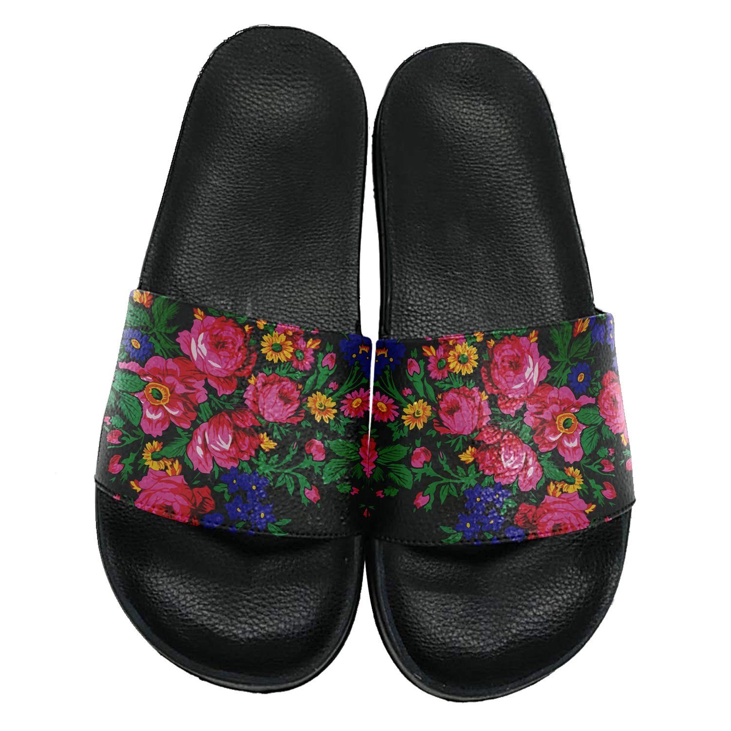 Kokum's Revenge Black Slide Sandals 49 Dzine