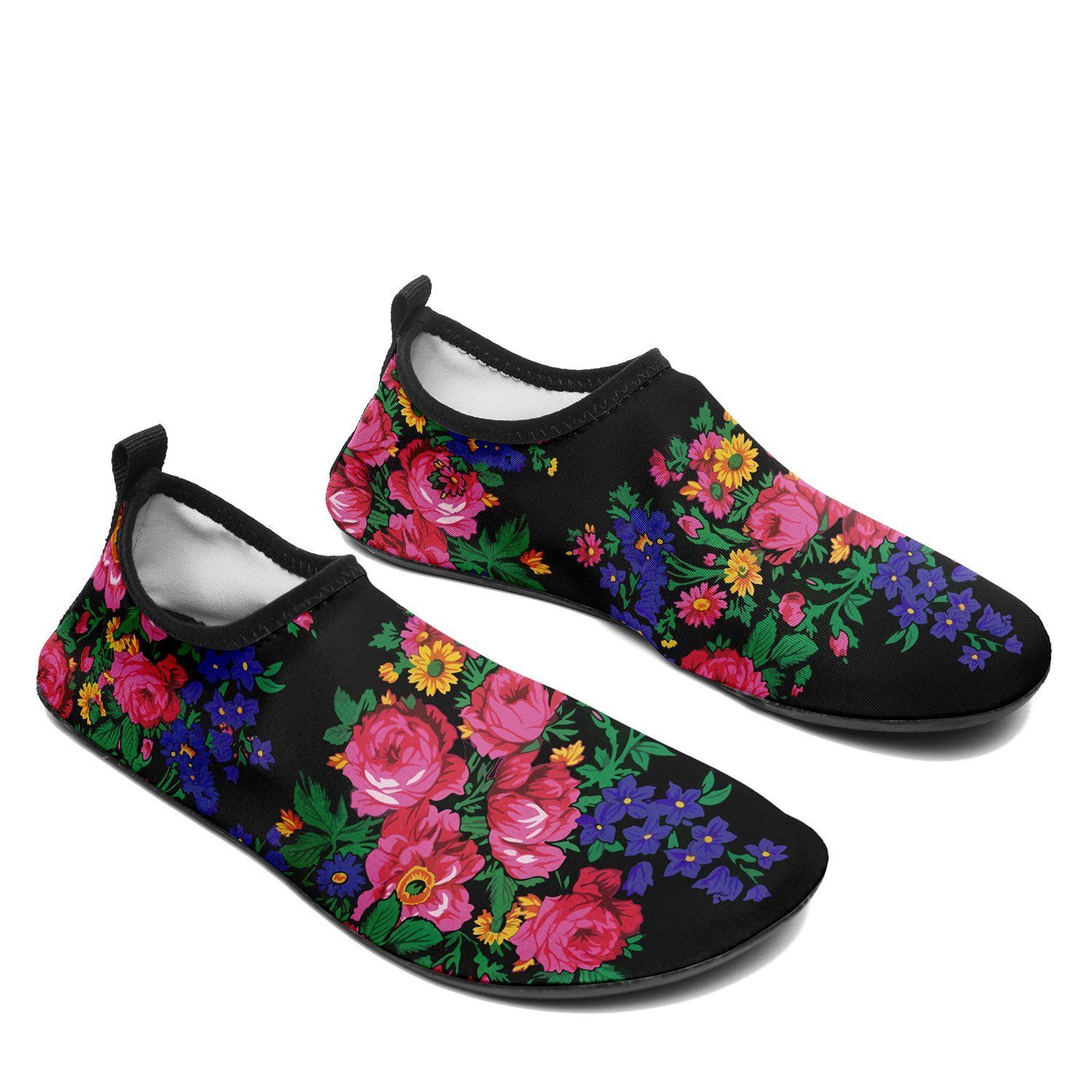 Kokum's Revenge Black Sockamoccs Kid's Slip On Shoes 49 Dzine
