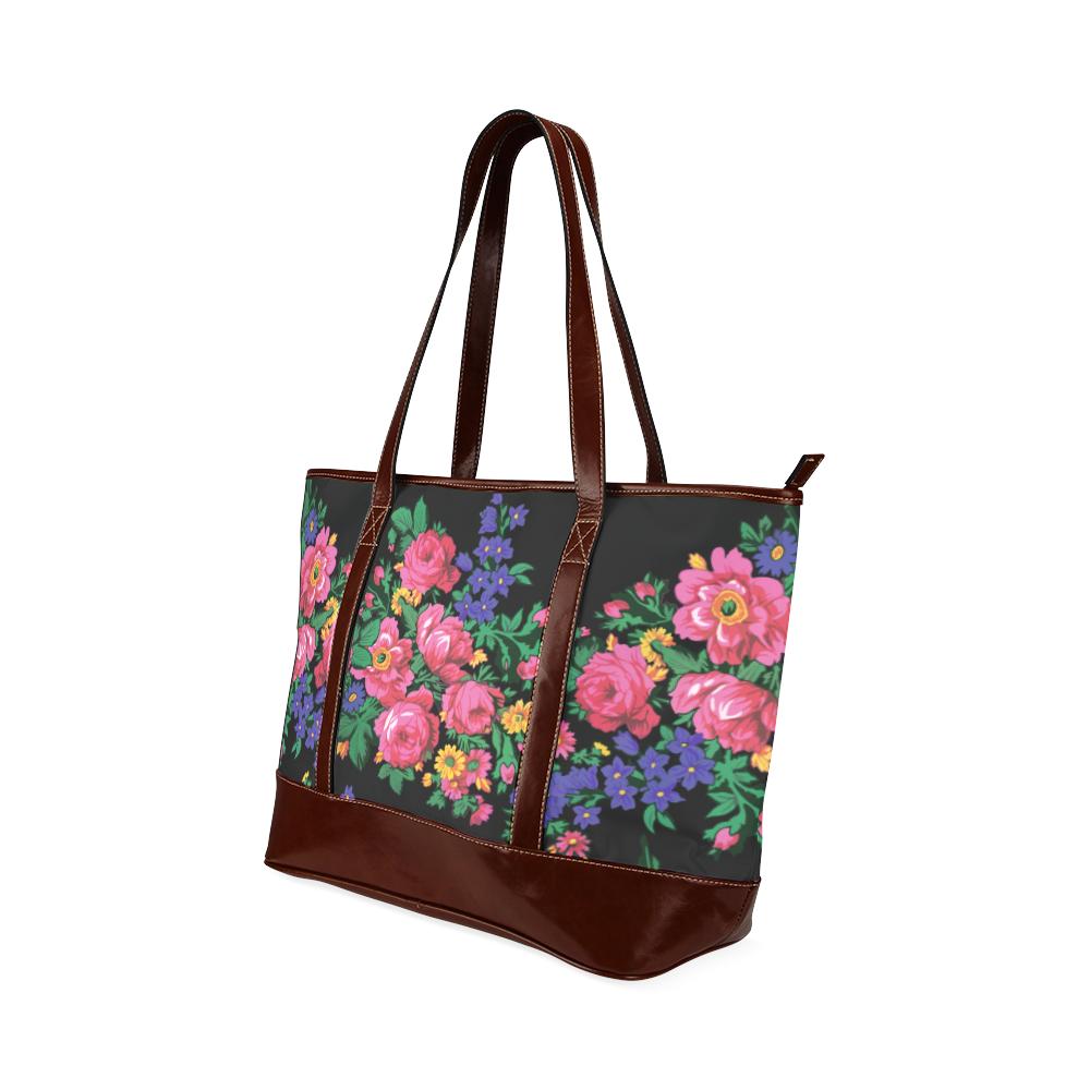 Kokum's Revenge-Black Tote Handbag (Model 1642) Tote Handbags (1642) e-joyer