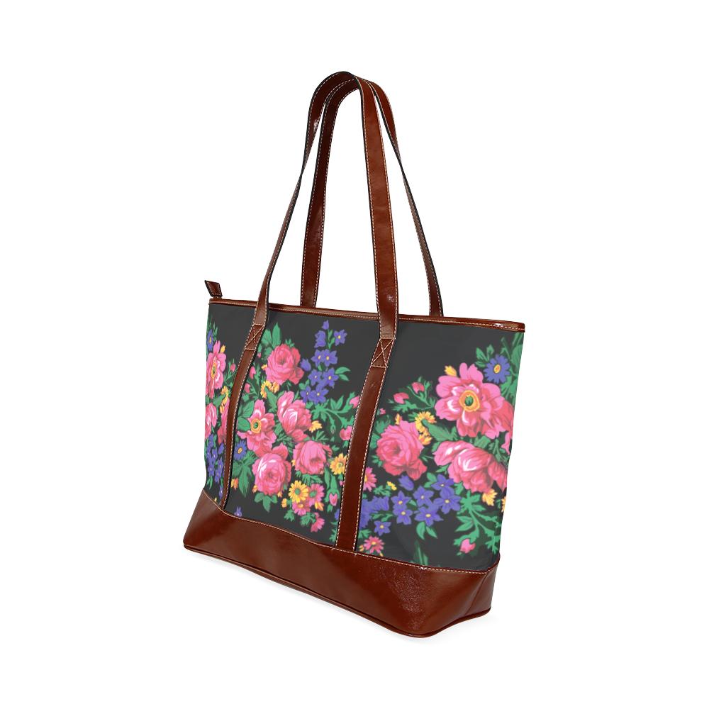 Kokum's Revenge-Black Tote Handbag (Model 1642) Tote Handbags (1642) e-joyer