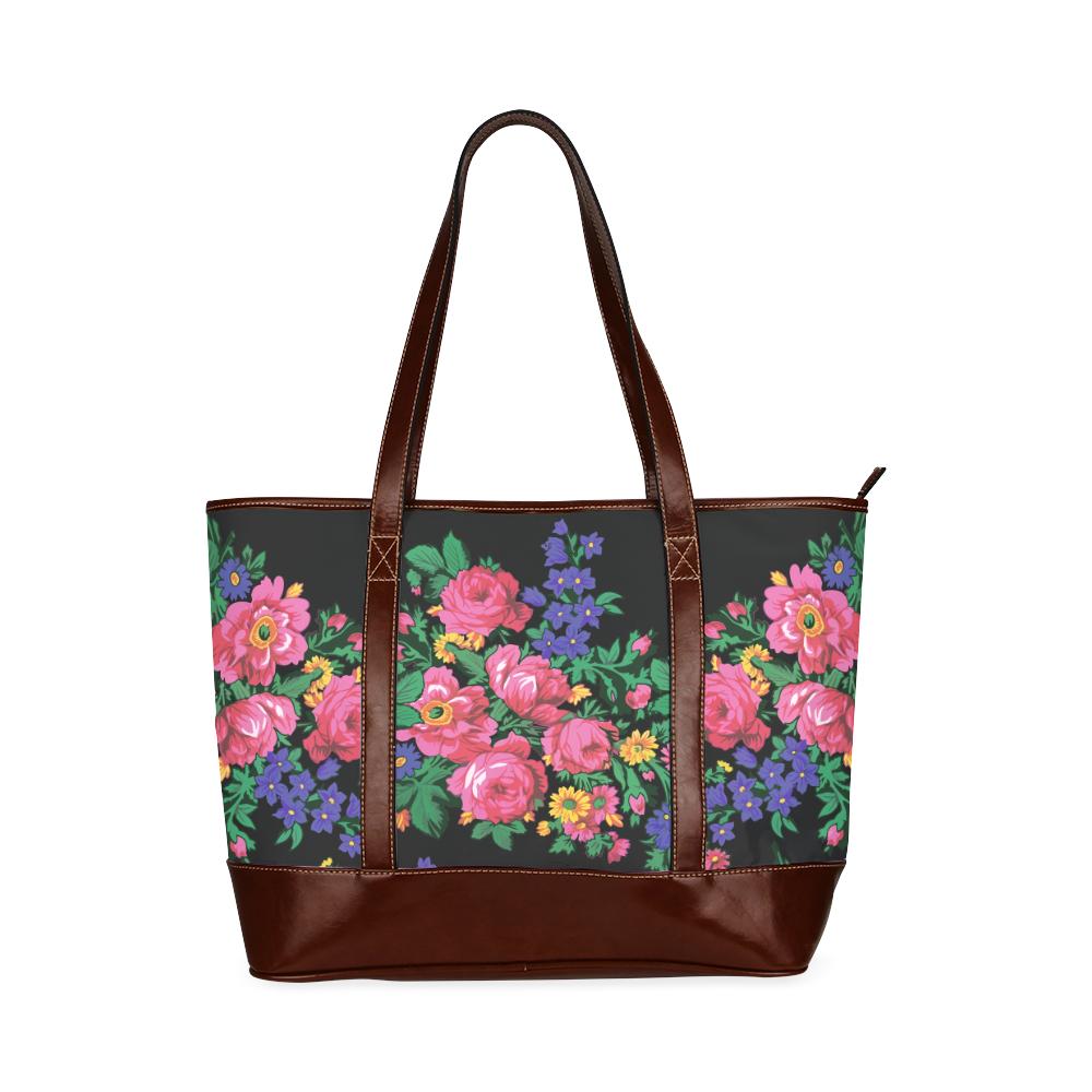 Kokum's Revenge-Black Tote Handbag (Model 1642) Tote Handbags (1642) e-joyer