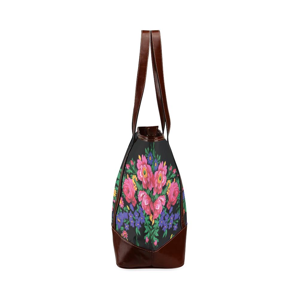 Kokum's Revenge-Black Tote Handbag (Model 1642) Tote Handbags (1642) e-joyer