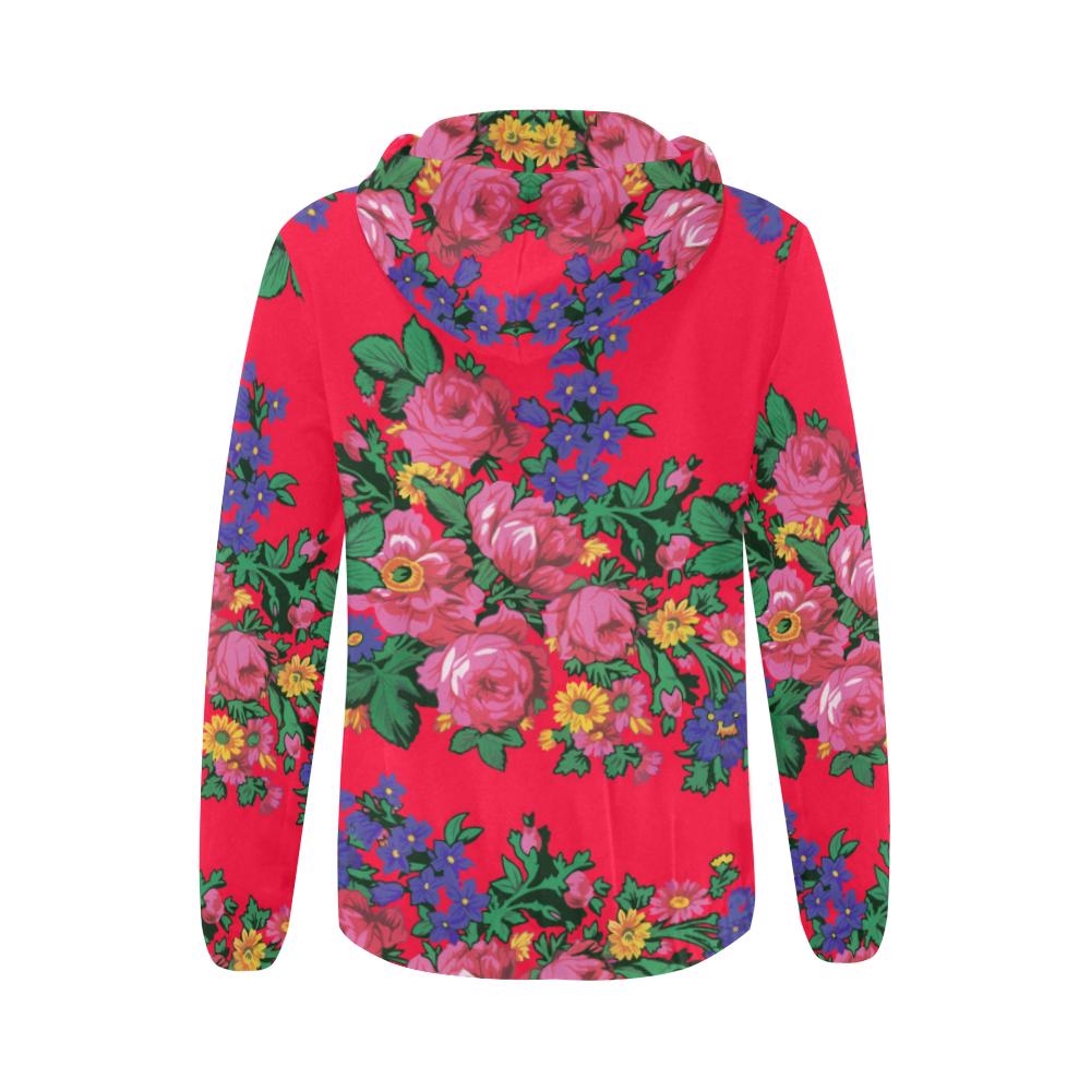 Kokum's Revenge- Dahlia All Over Print Full Zip Hoodie for Women (Model H14) All Over Print Full Zip Hoodie for Women (H14) e-joyer