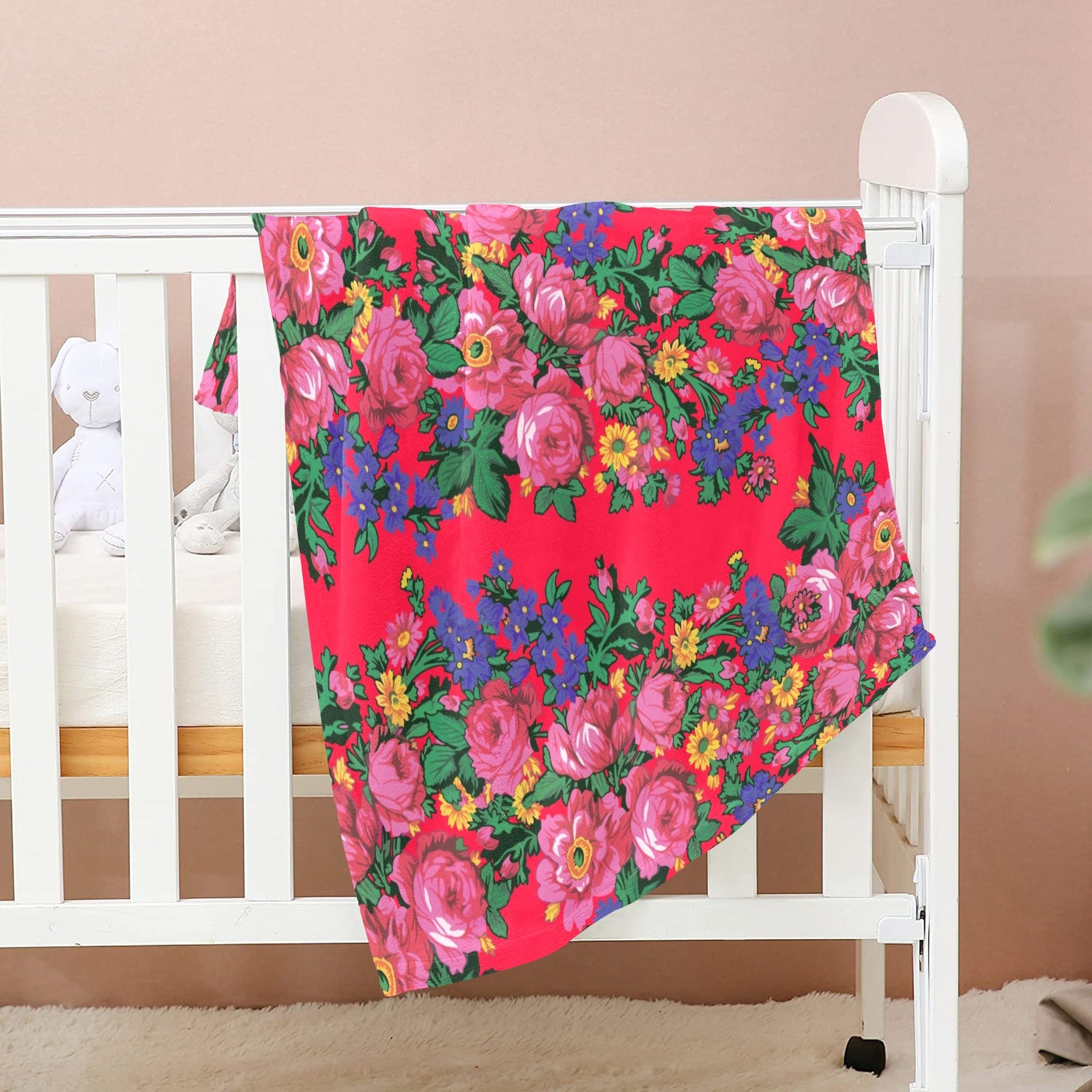 Kokum's Revenge Dahlia Baby Blanket 30"x40" Baby Blanket 30"x40" e-joyer