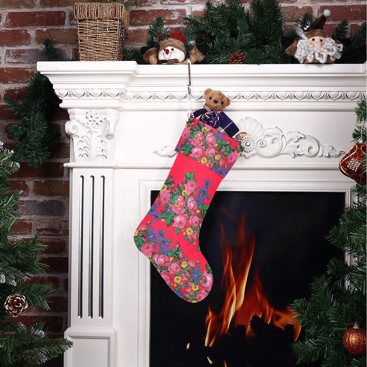 Kokum's Revenge Dahlia Christmas Stocking holiday stocking e-joyer