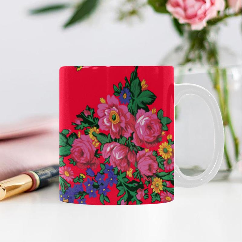 Kokum's Revenge- Dahlia White Mug(11OZ) White Mug e-joyer