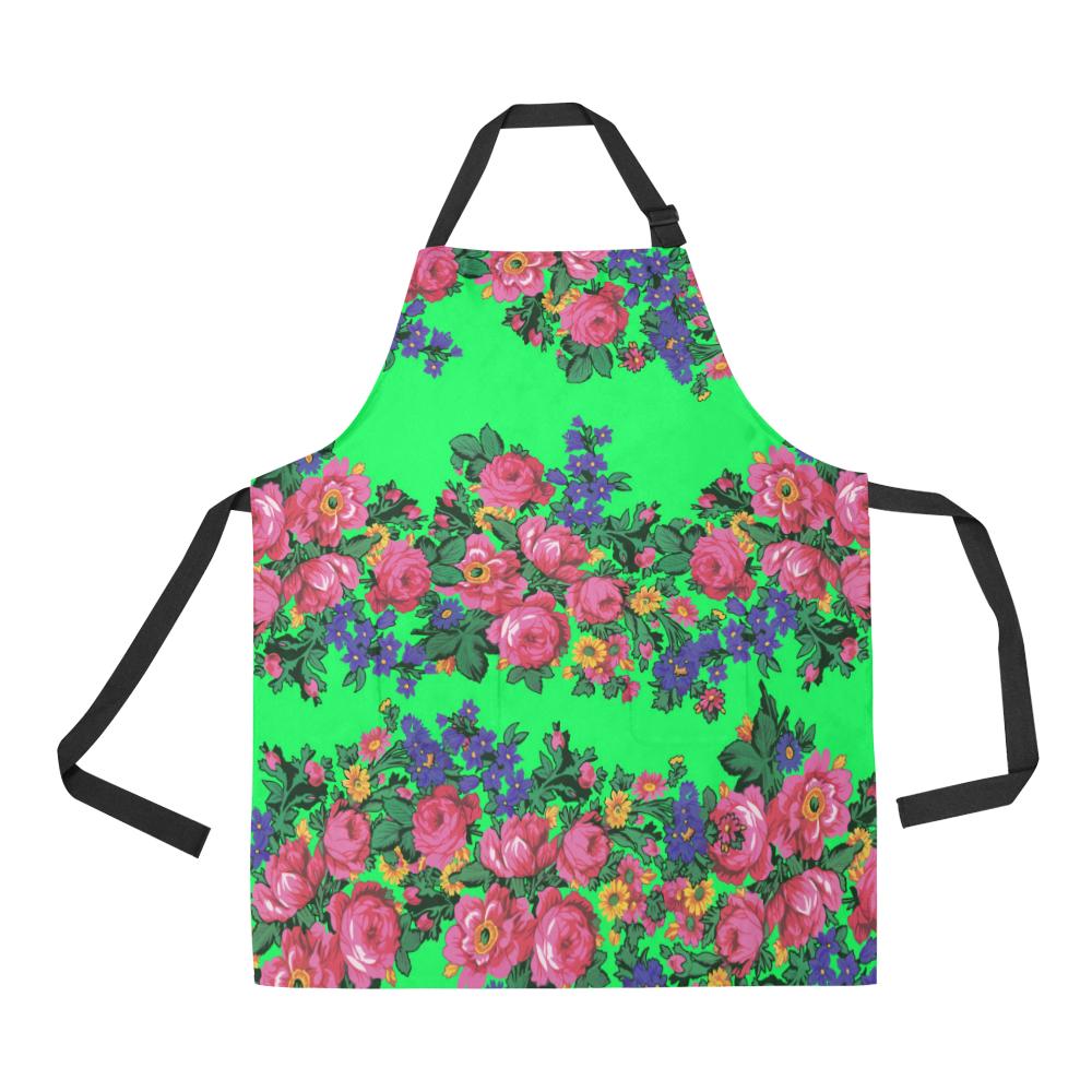 Kokum's Revenge Green All Over Print Apron All Over Print Apron e-joyer