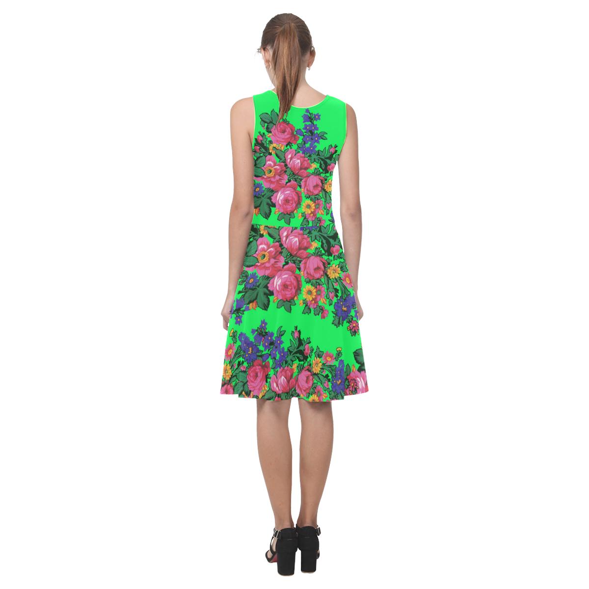 Kokum's Revenge Green Atalanta Casual Sundress(Model D04) Atalanta Sundress (D04) e-joyer