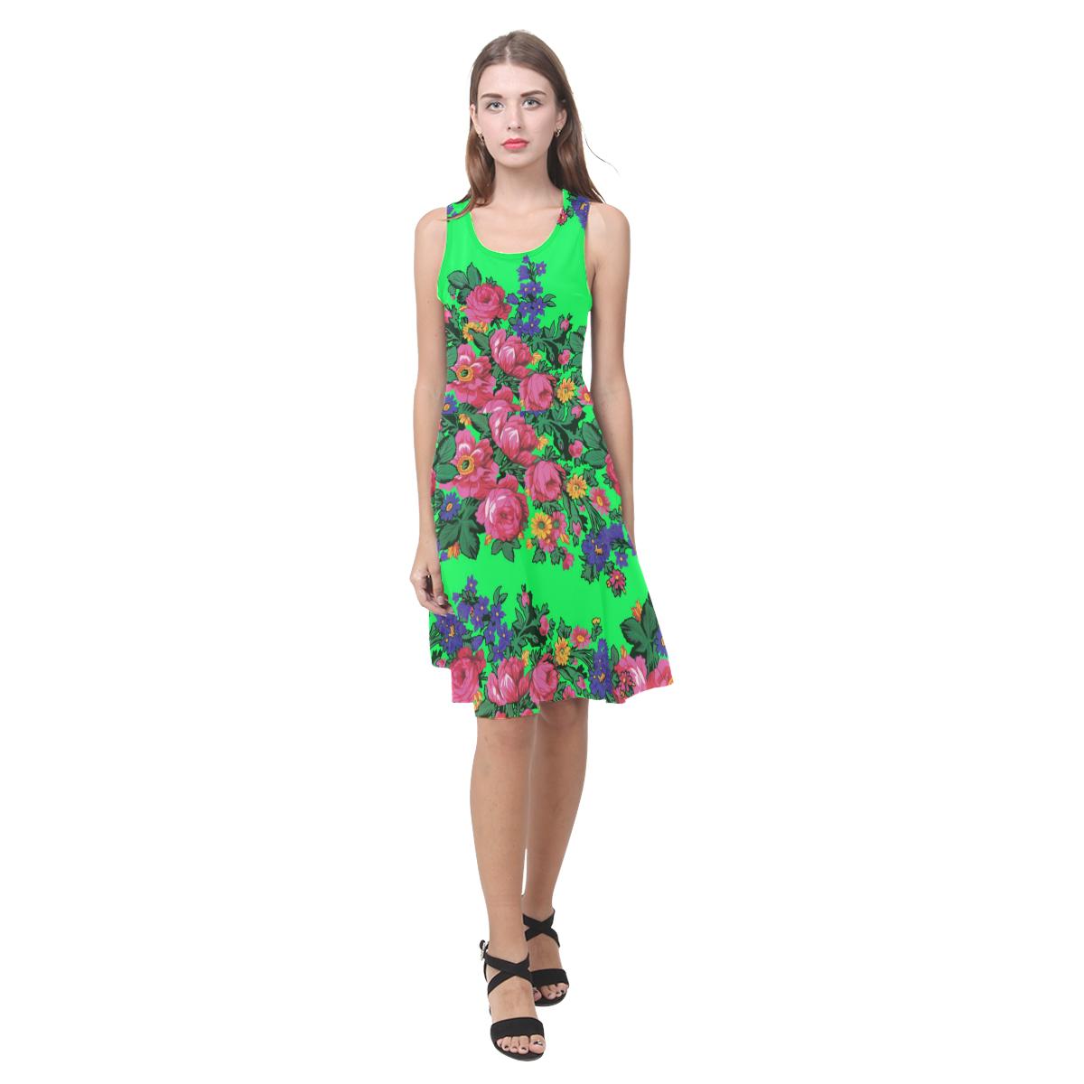 Kokum's Revenge Green Atalanta Casual Sundress(Model D04) Atalanta Sundress (D04) e-joyer