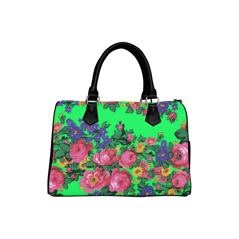 Kokum's Revenge Green Boston Handbag (Model 1621) Boston Handbags (1621) e-joyer