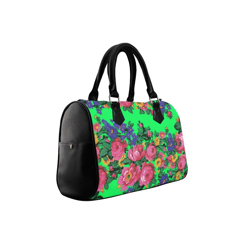 Kokum's Revenge Green Boston Handbag (Model 1621) Boston Handbags (1621) e-joyer