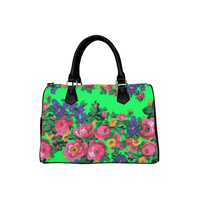 Kokum's Revenge Green Boston Handbag (Model 1621) Boston Handbags (1621) e-joyer