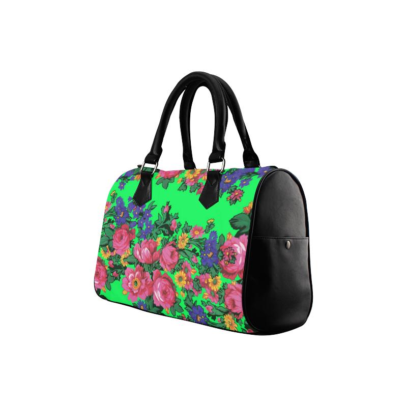 Kokum's Revenge Green Boston Handbag (Model 1621) Boston Handbags (1621) e-joyer