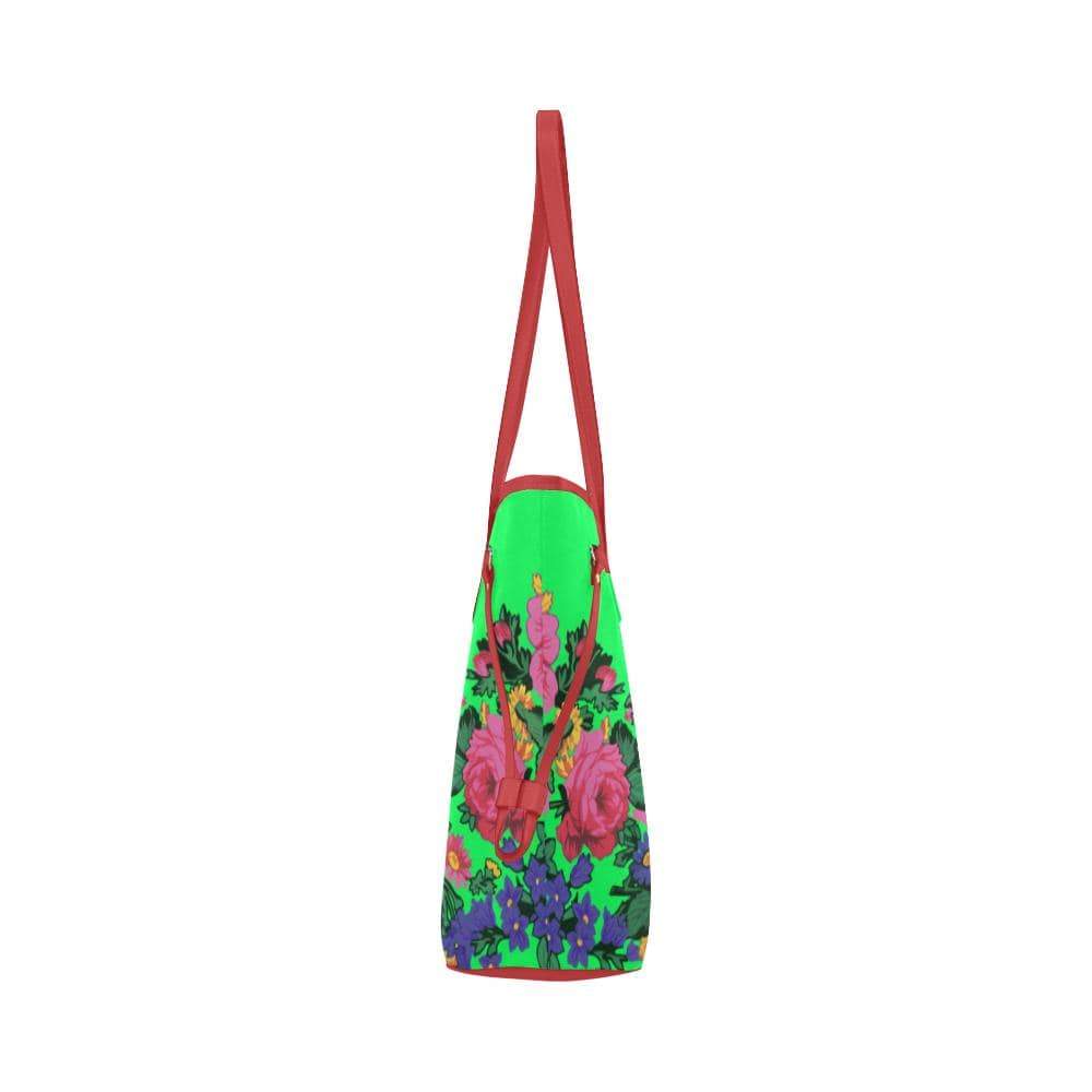 Kokum's Revenge Green Clover Canvas Tote Bag (Model 1661) Clover Canvas Tote Bag (1661) e-joyer