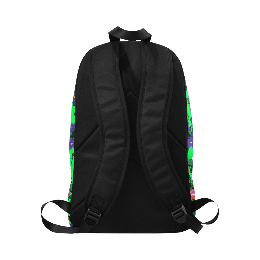 Kokum's Revenge Green Fabric Backpack for Adult (Model 1659) Casual Backpack for Adult (1659) e-joyer