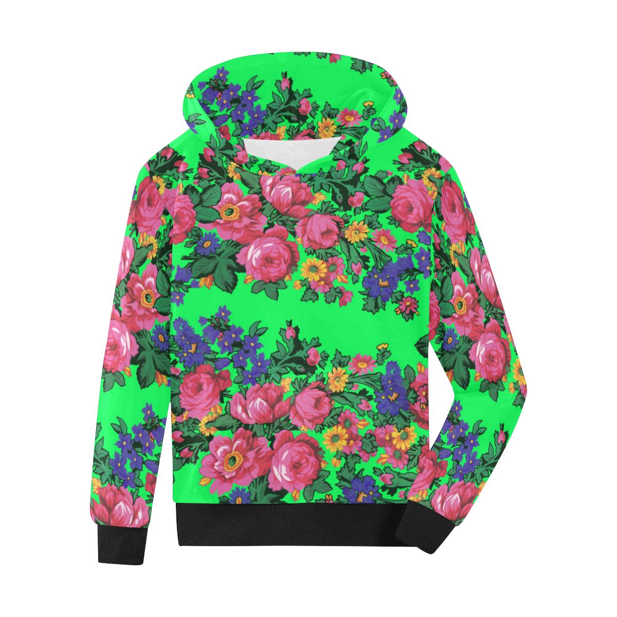Kokum's Revenge Green Kids' All Over Print Hoodie (Model H38) Kids' AOP Hoodie (H38) e-joyer